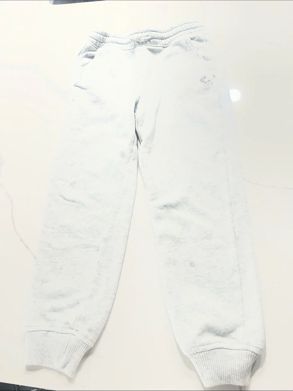 abercrombie kids Light Gray Zip Hoodie & Joggers Set - Picture 2 of 8